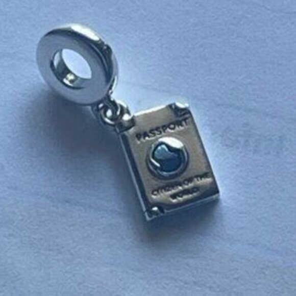 Pandora Openable Passport Dangle Charm - Picture 3 of 5